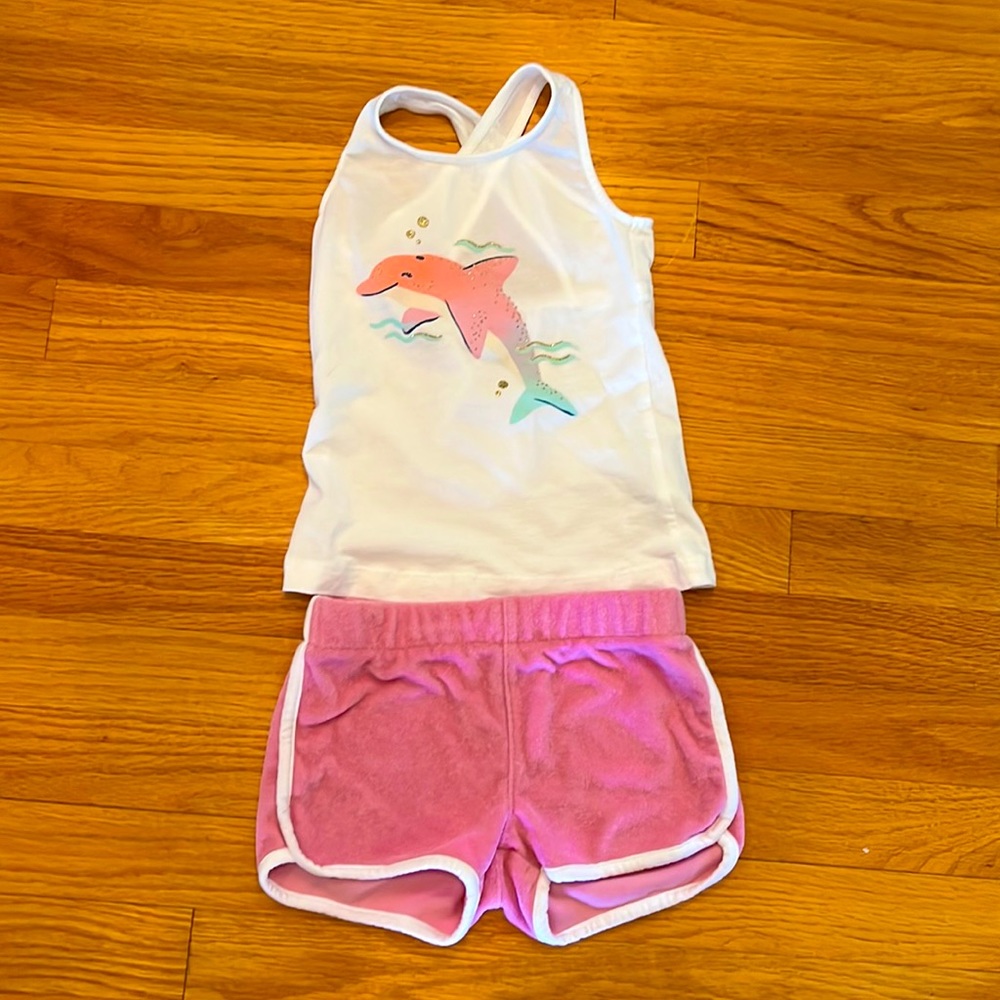 Toddler shorts and halter top